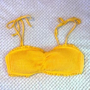 yellow multi way bikini top